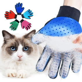 Cat grooming glove for cats wool glove Pet Hair Deshedding Brush Comb Glove For Pet Dog Cleaning Massage Glove For accessories