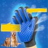 1pair Pet Grooming Glove Gentle Hair Remover Brush