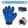 1pair Pet Grooming Glove Gentle Hair Remover Brush