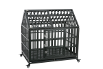 Heavy Duty Dog Cage pet Crate with Roof