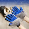 1pair Pet Grooming Glove Gentle Hair Remover Brush