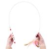 1 Piece Feathers Cat Teaser Cute Design Bell Steel Wire Cat Toys Interactive Cat Tickle Stick Plastic Handle Pet Products