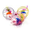 Cat Teasing Play Toy With Rat 1pc; Cat Interactive Toys; pack of 2; Diameter: 2.4in