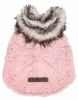 Pet Life Luxe 'Pinkachew' Charming Designer Mink Fur Dog Coat Jacket