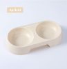 Double Cat Bowl Dog Bowl Pet Feeding Macarone Cat Water Food Bowl Anti-overturning Pet Bowls Feeder For Cats Dogs Pet Supplies