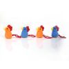 Blue/Orange Plush Cartoon Chick Pet Toy With Catnip Cute Interactive Kitten Puppet Toys Chew And Anti-boring Pet Game Supplies